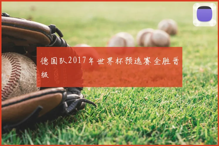 德国队2017年世界杯预选赛全胜晋级