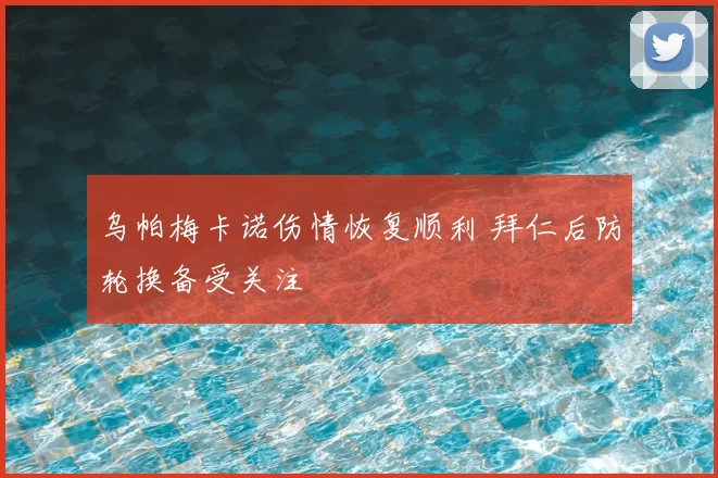 乌帕梅卡诺伤情恢复顺利 拜仁后防轮换备受关注