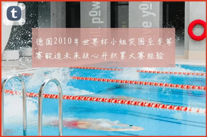 德国2010年世界杯小组突围至季军赛锻造未来核心并积累大赛经验